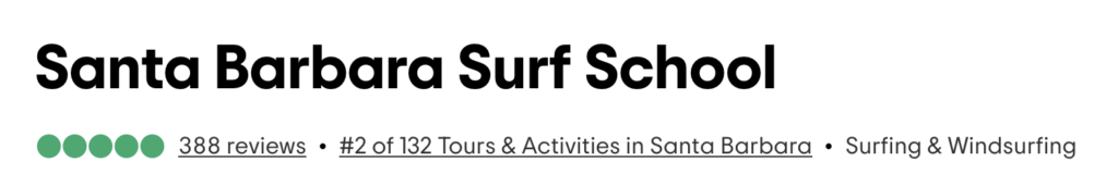 reviews of santa barbara surf school on trip advisor