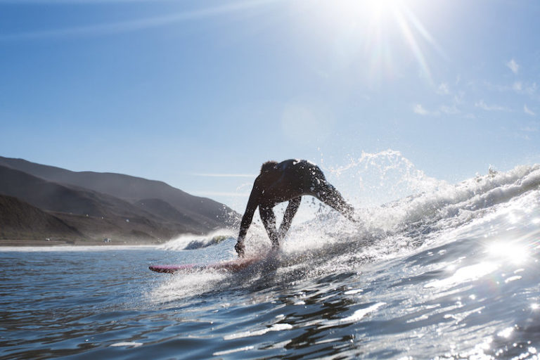 Surf lesson Santa Barbara, learn to surf in California's best waves.
